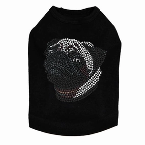 Pug Rhinestone Dog Tank