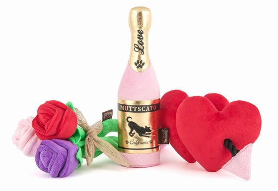 Puppy Love, Dog Squeaky Plush Toys, Rover's Roses