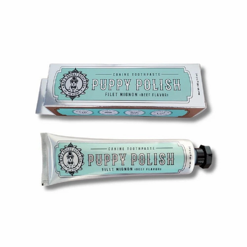 Puppy Polish Filet Mignon (Steak) Dog Toothpaste