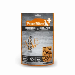 PureBites Functional Freeze Dried Dog Treats - Skin & Coat 85g
