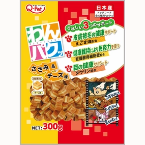 Q-Pet Dog Wanpaku Chicken & Cheese 300g