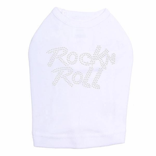 Rock 'N Roll Rhinestone Dog Tank