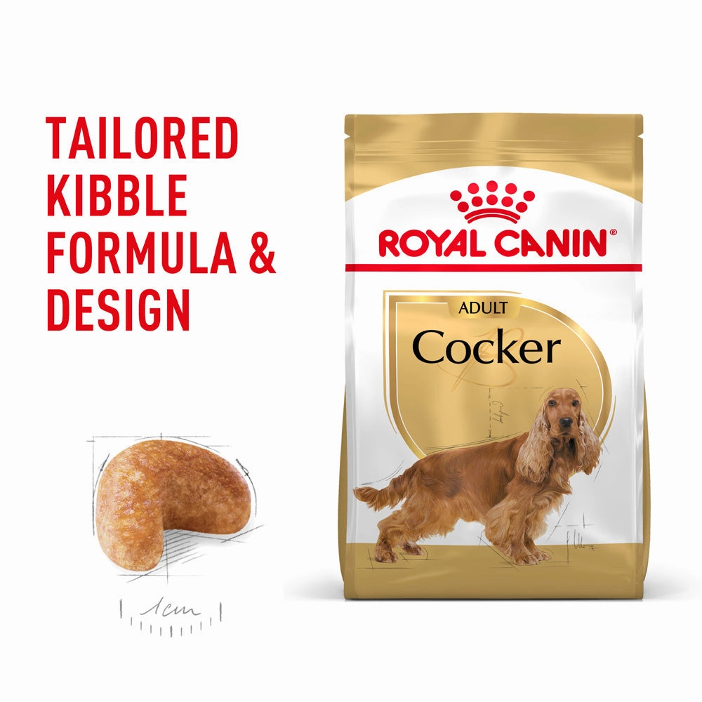 Royal Canin - Cocker Spaniel Breed Adult Dog Dry Food (3kg)