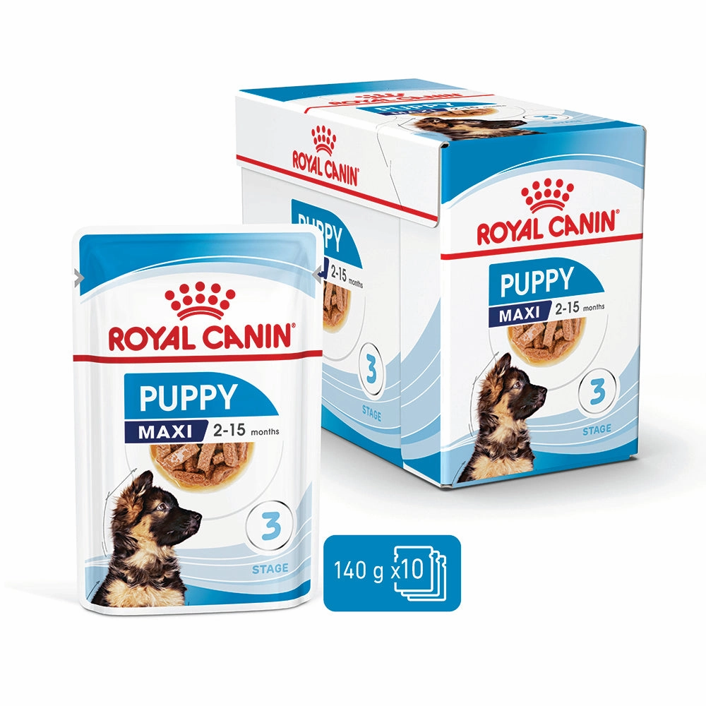 Royal Canin - Maxi Puppy Dog Wet Food (140g x 10pk)