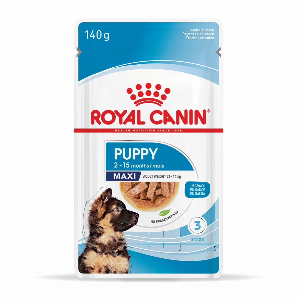 Royal Canin - Maxi Puppy Dog Wet Food (140g x 10pk)