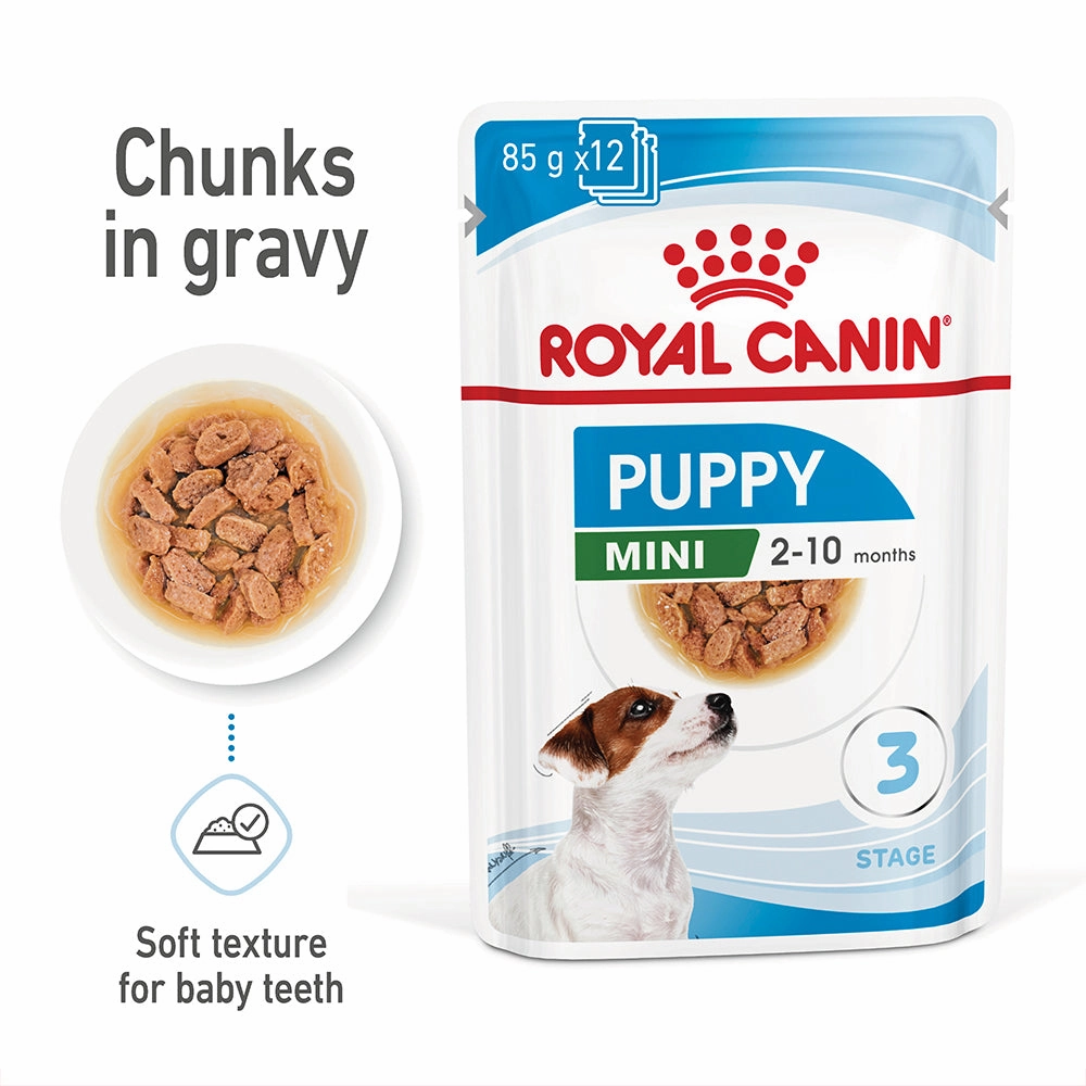 Royal Canin - Mini Puppy Dog Wet Food (85g x 12pk)