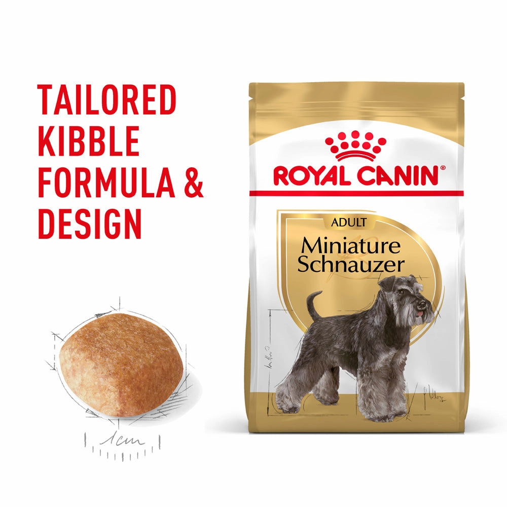 Royal Canin - Miniature Schnauzer Breed Adult Dog Dry Food (3kg)