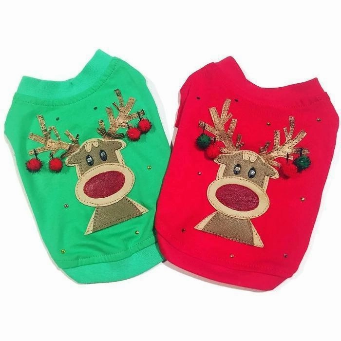 Rudolph Reindeer Dog Shirt