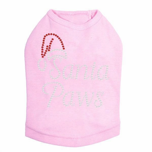 Santa Paws Rhinestone Dog Tank