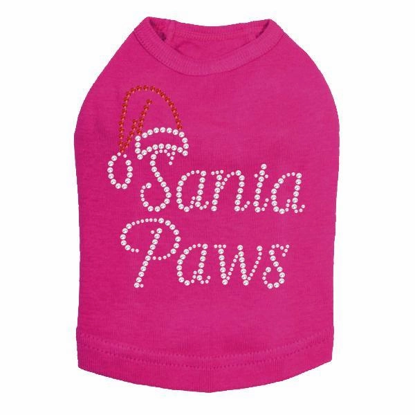Santa Paws Rhinestone Dog Tank