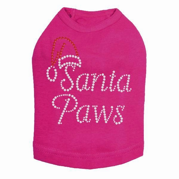 Santa Paws Rhinestone Dog Tank