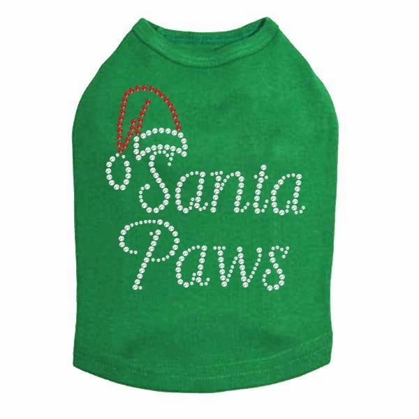 Santa Paws Rhinestone Dog Tank