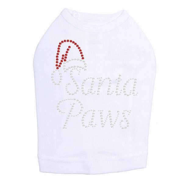 Santa Paws Rhinestone Dog Tank