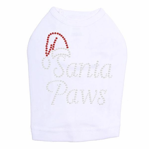Santa Paws Rhinestone Dog Tank