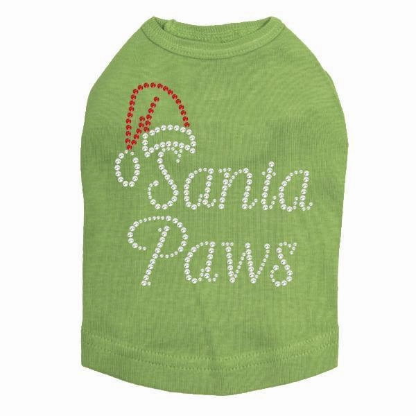 Santa Paws Rhinestone Dog Tank