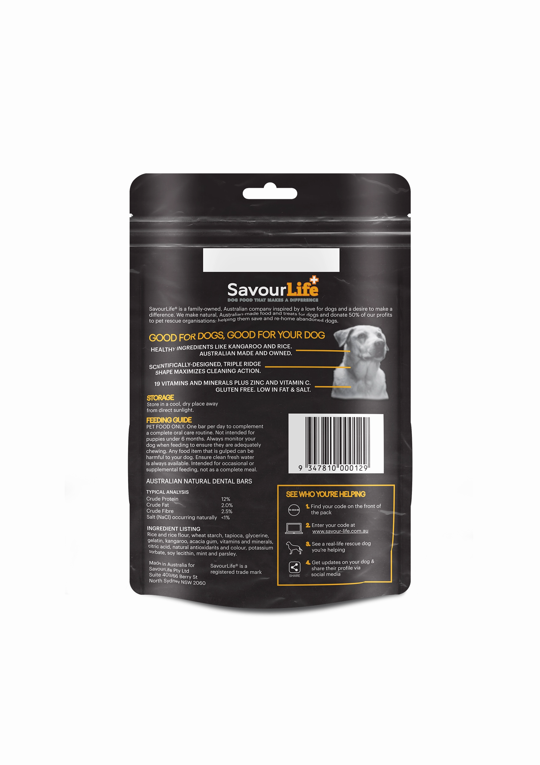 SavourLife - Australian Natural Dental Bars (Medium/Large)
