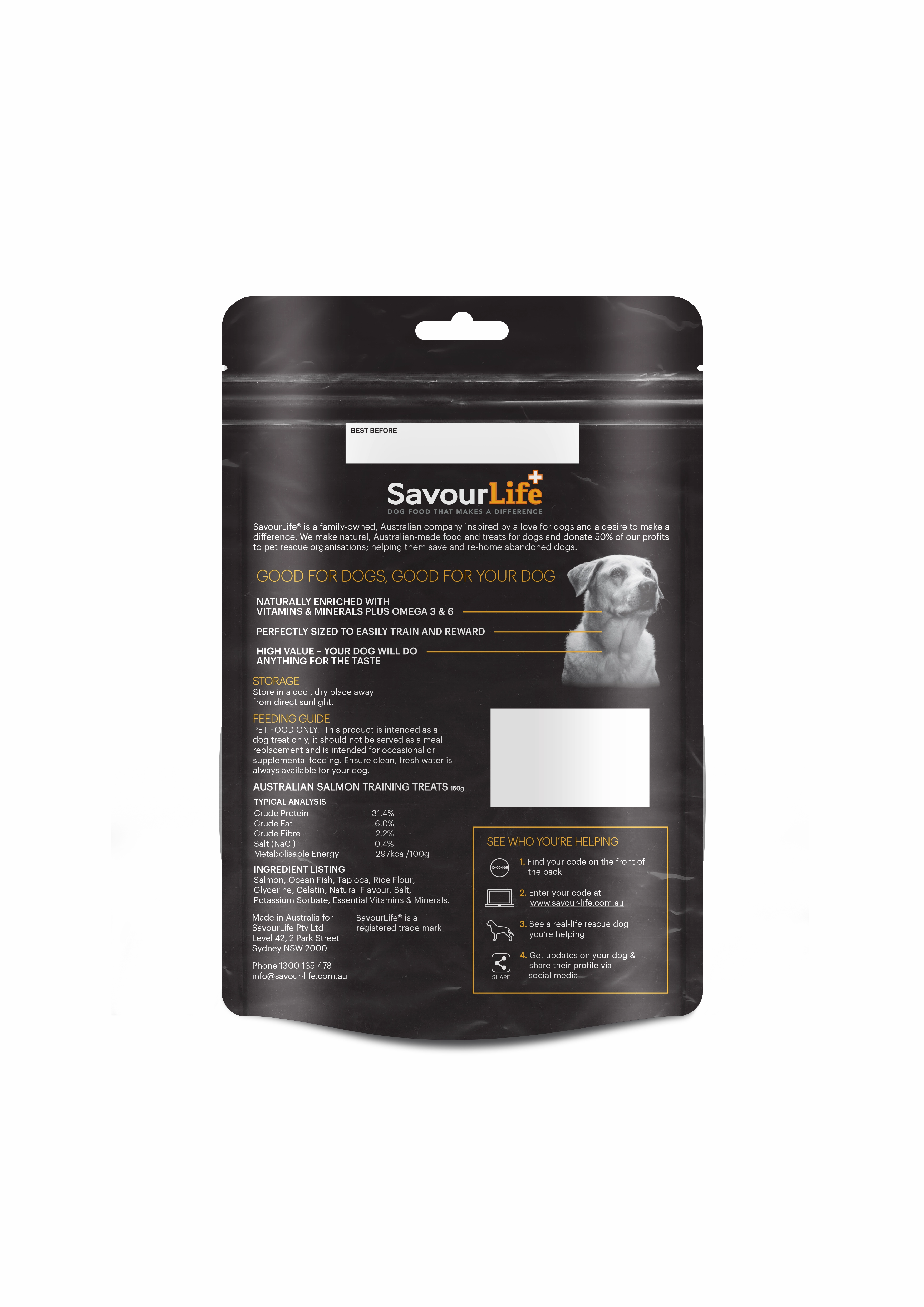 SavourLife - Australian Salmon Training Treats (150g)