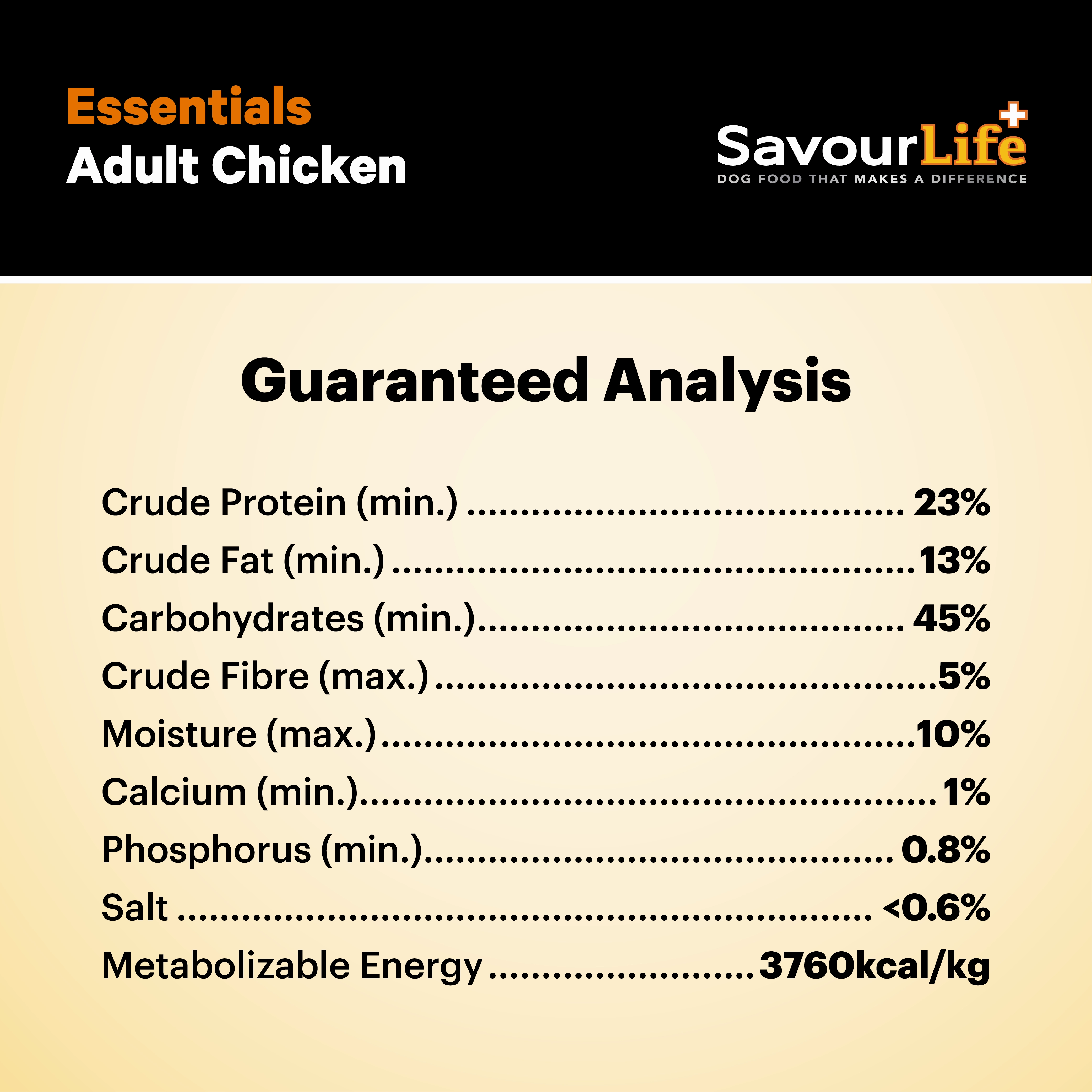SavourLife - Essentials Chicken Dog Dry Food (3kg)