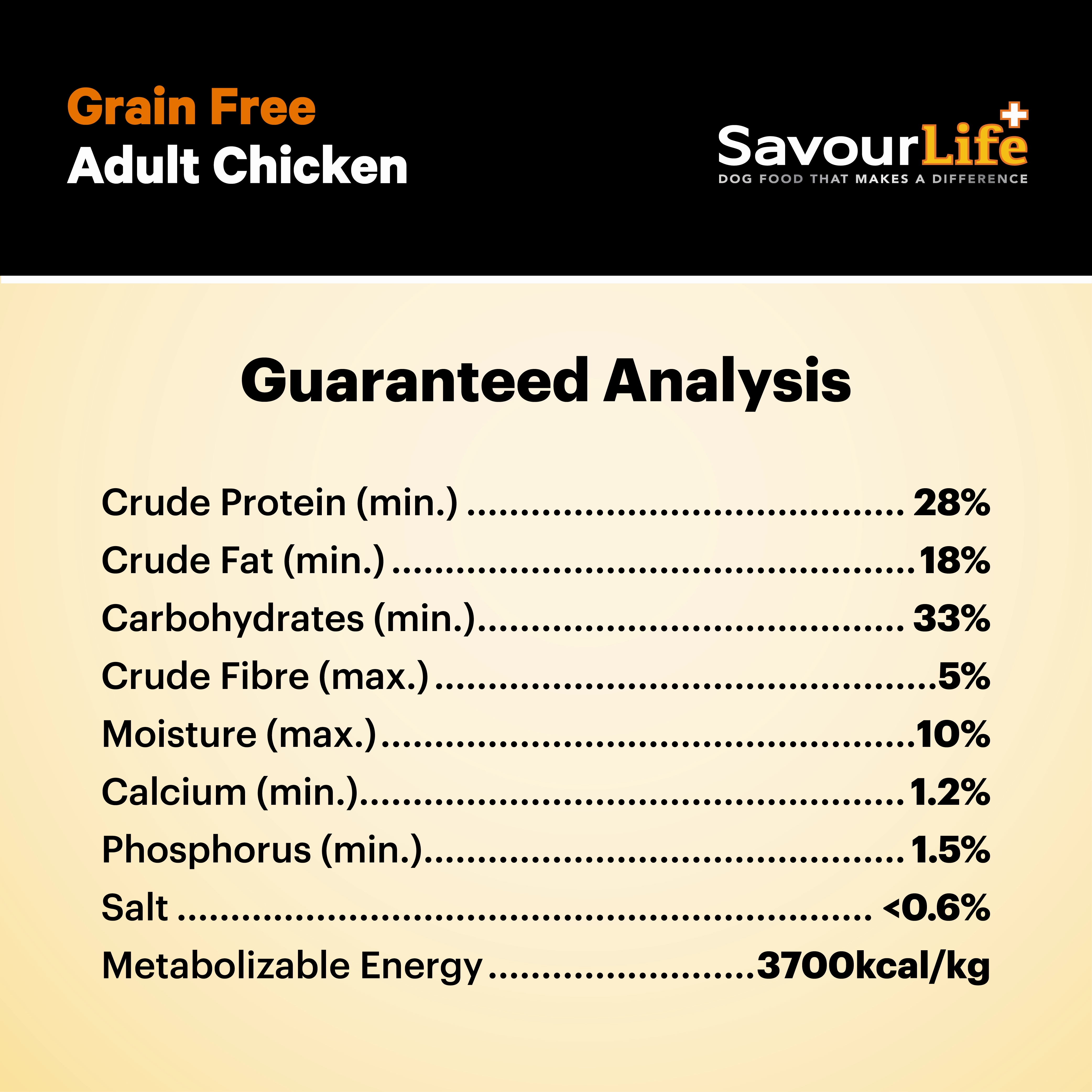 SavourLife - Grain Free Chicken Dog Dry Food (2.5kg)