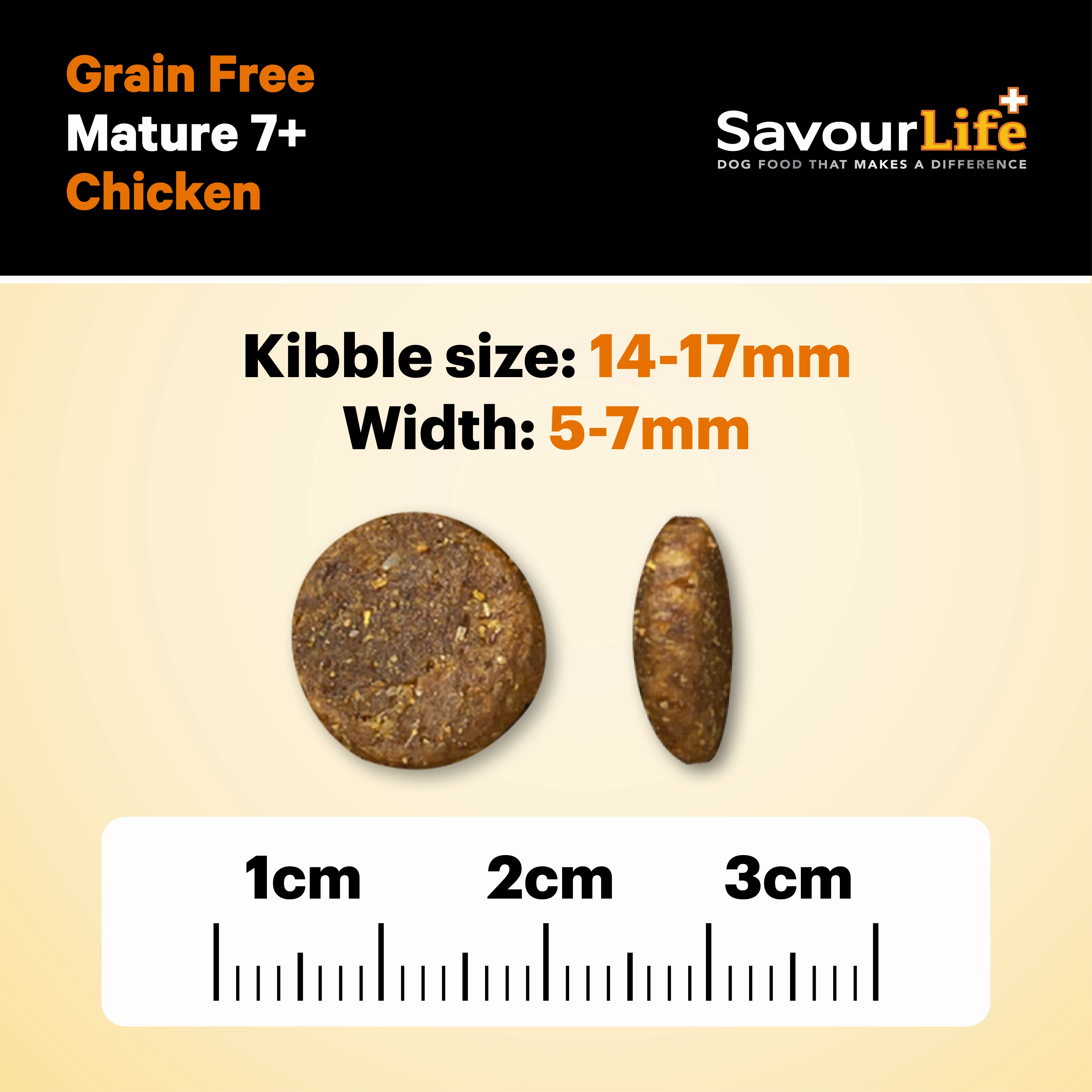 SavourLife - Grain Free Chicken Mature 7  Dog Dry Food (10kg)