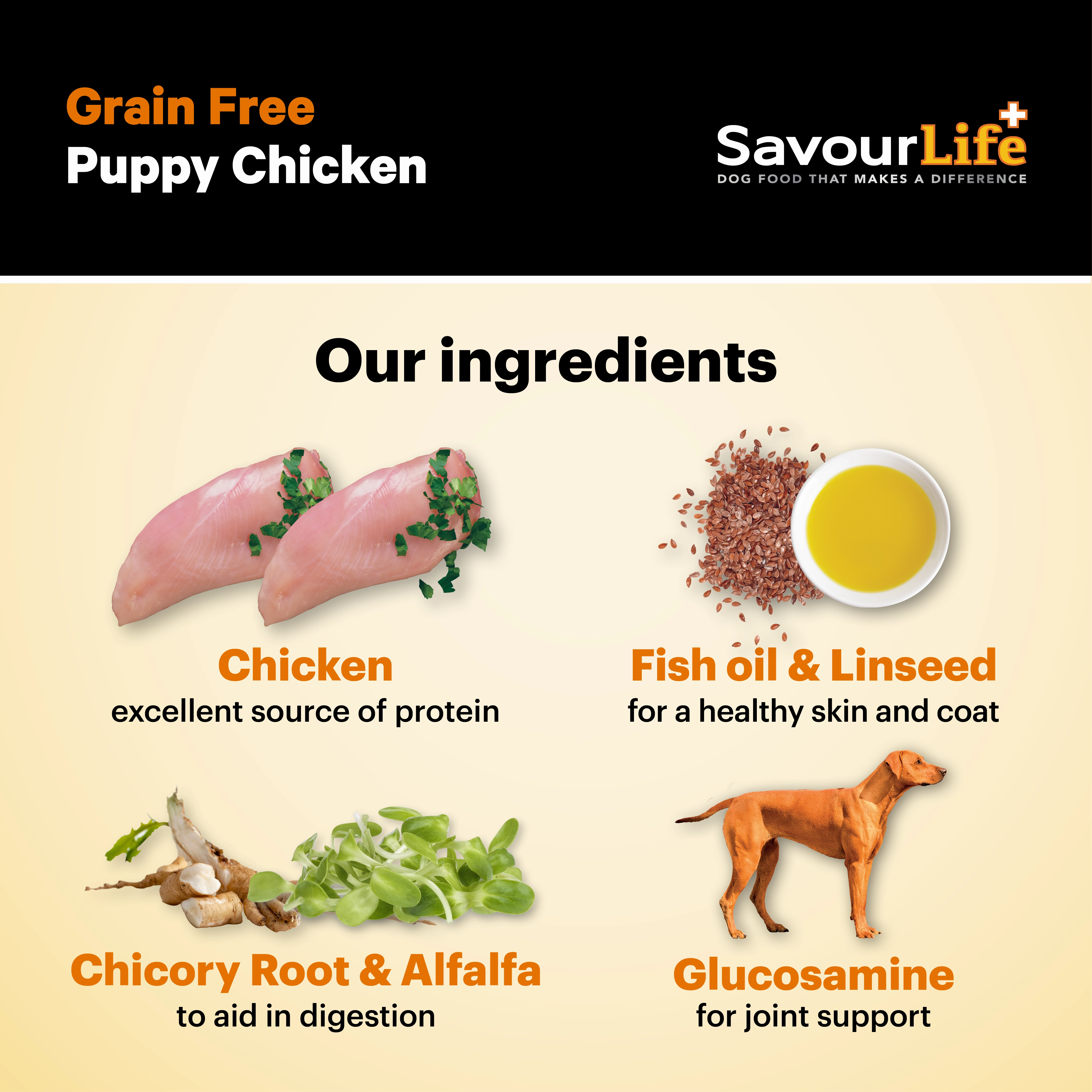 SavourLife - Grain Free Chicken Puppy Dry Food (10kg)