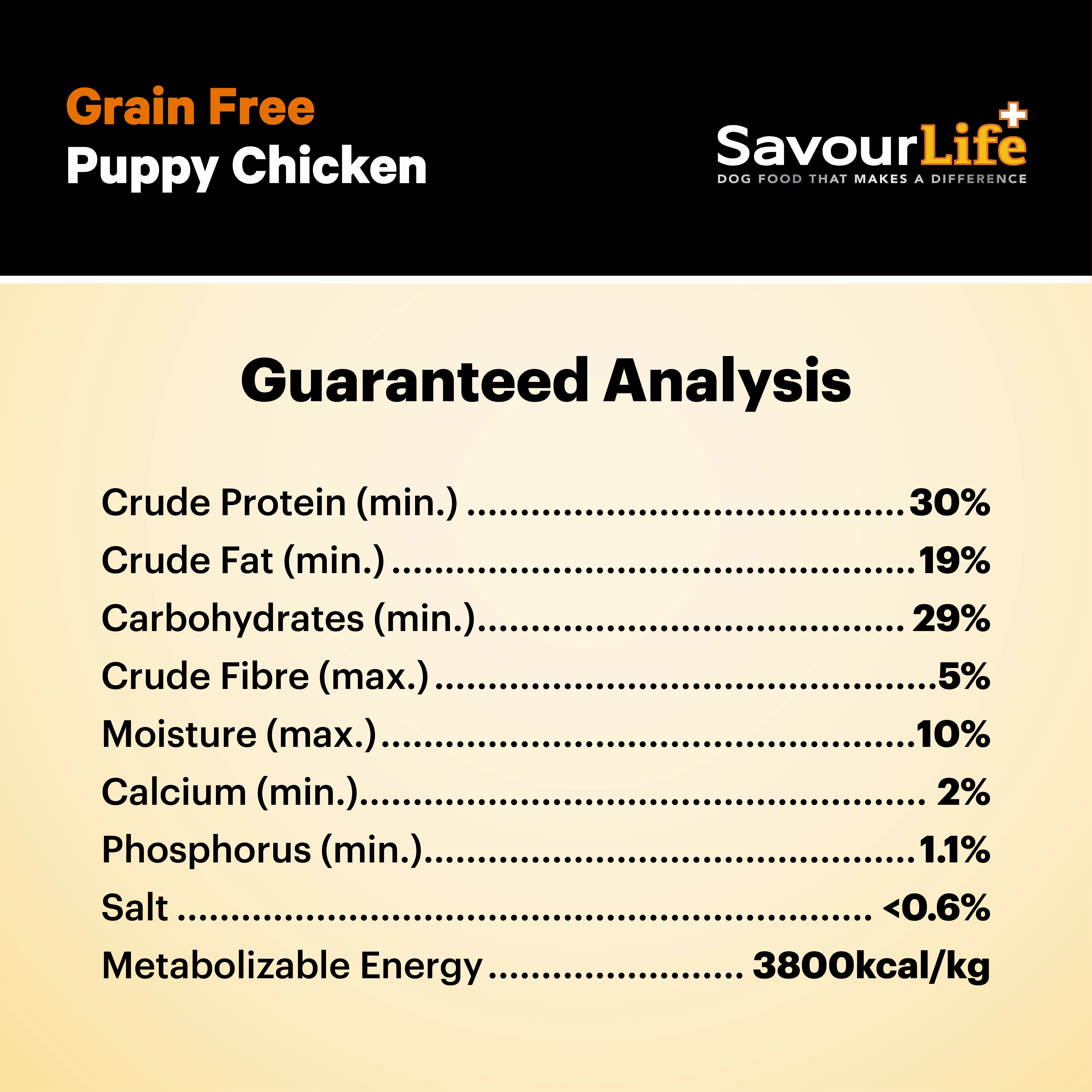 SavourLife - Grain Free Chicken Puppy Dry Food (2.5kg)
