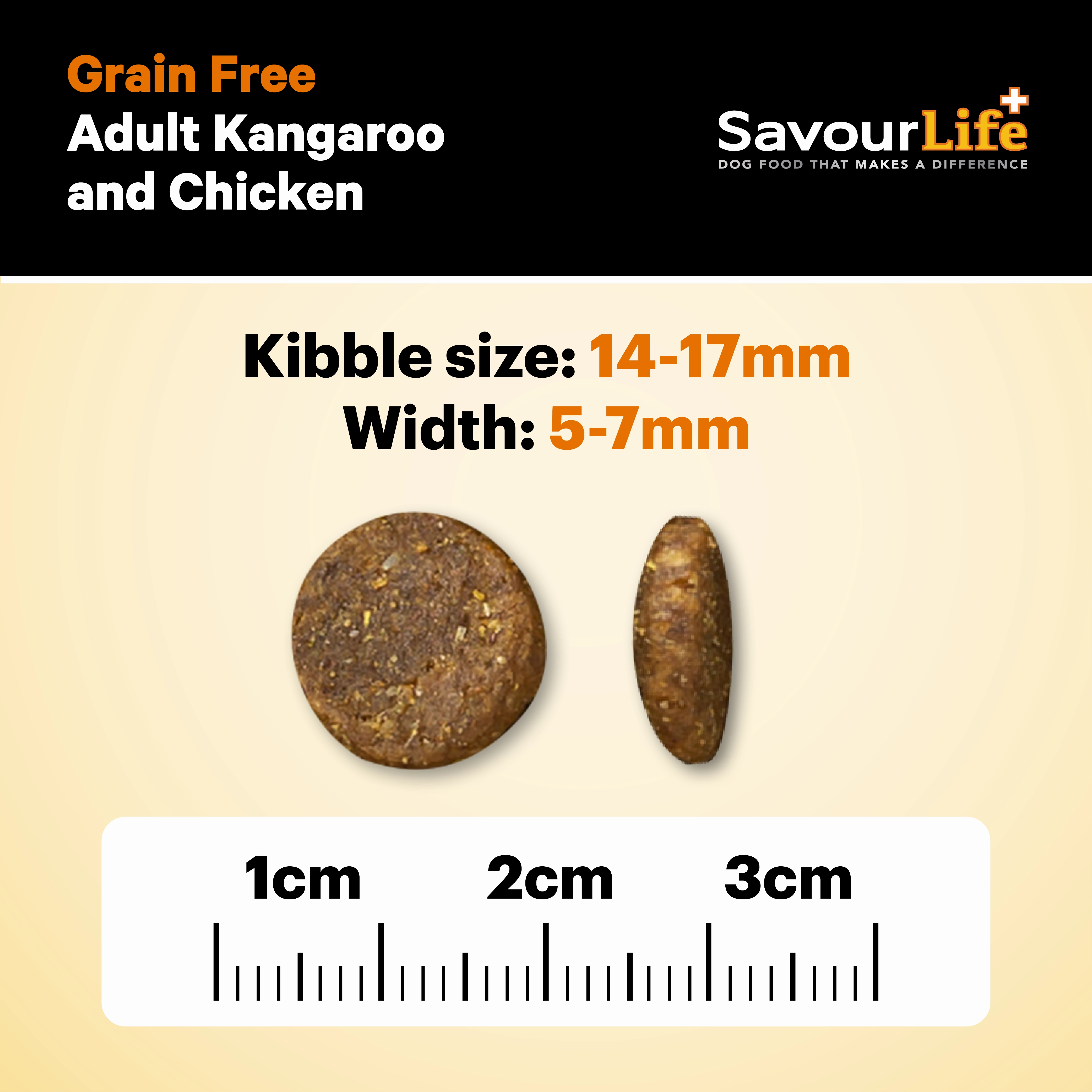 SavourLife - Grain Free Kangaroo & Chicken Dog Dry Food (2.5kg)