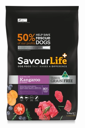 SavourLife - Grain Free Kangaroo & Chicken Dog Dry Food (2.5kg)