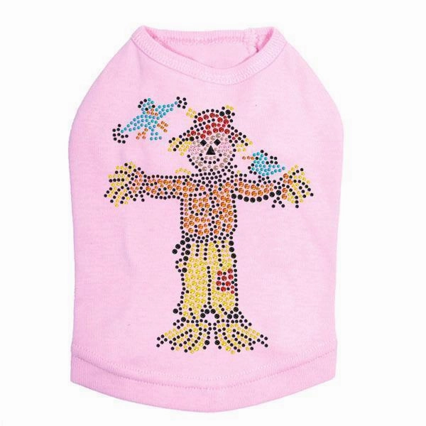 Scarecrow Rhinestone Dog Tank