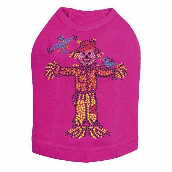 Scarecrow Rhinestone Dog Tank