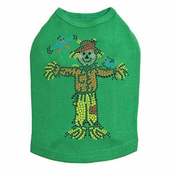 Scarecrow Rhinestone Dog Tank