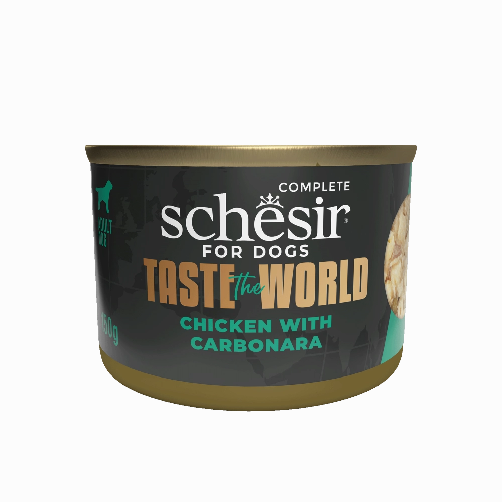 Schesir Dog Taste The World Chicken With Carbonara 150g