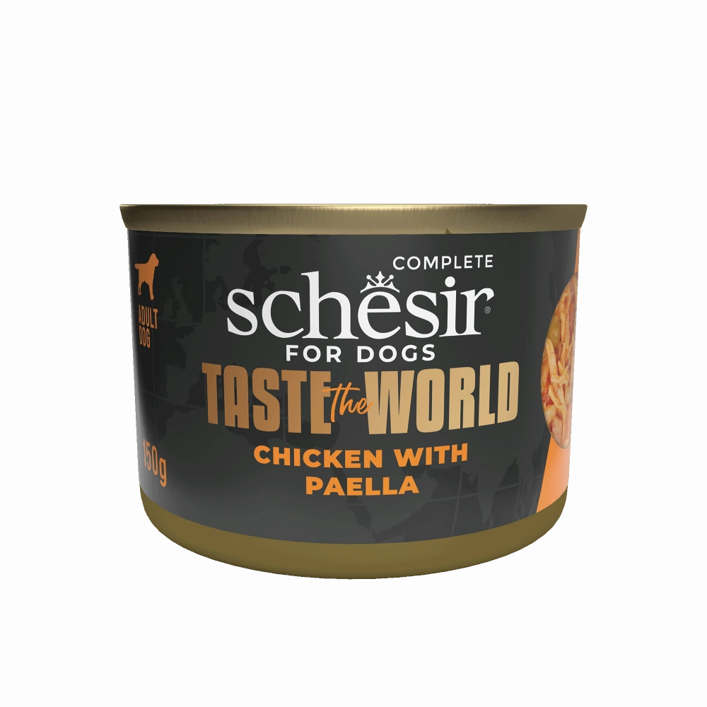 Schesir Dog Taste The World Chicken With Paella 150g