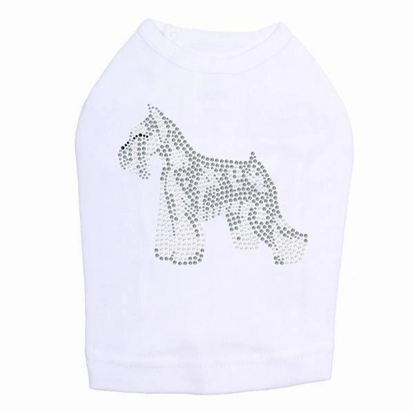 Schnauzer Rhinestone Dog Tank