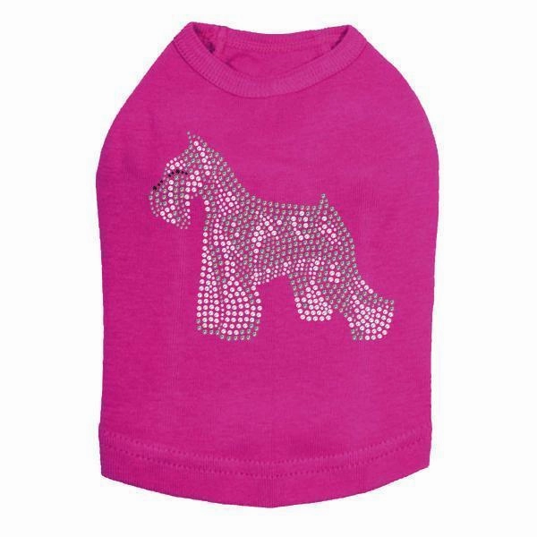 Schnauzer Rhinestone Dog Tank
