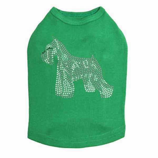 Schnauzer Rhinestone Dog Tank