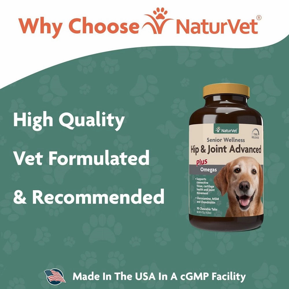 Senior Wellness Hip & Joint Advanced Dog Chewable Tabs