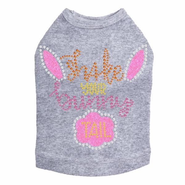 Shake Your Bunny Tail Rhinestone Dog Tank