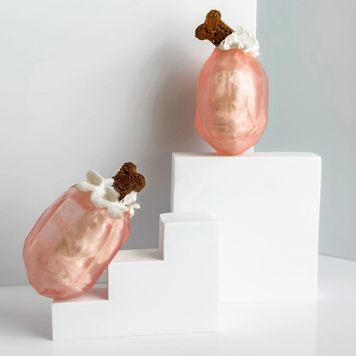 Shine On Gem Enrichment Dog Toy Rose Quartz