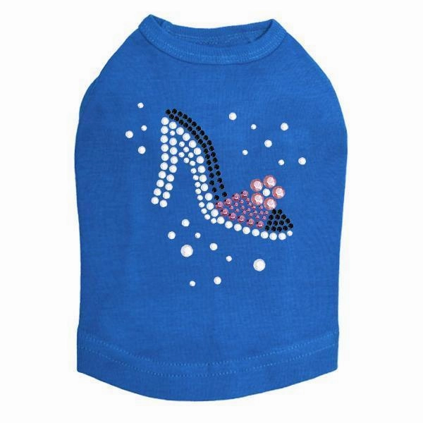 Shoe Rhinestone Dog Tank