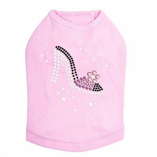 Shoe Rhinestone Dog Tank