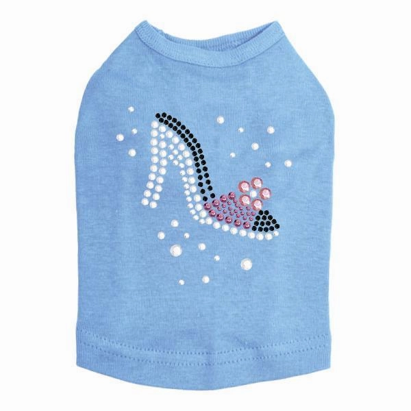 Shoe Rhinestone Dog Tank