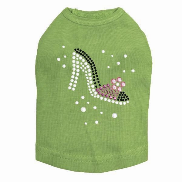 Shoe Rhinestone Dog Tank