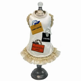 Shopaholic Luxury Dog Dress