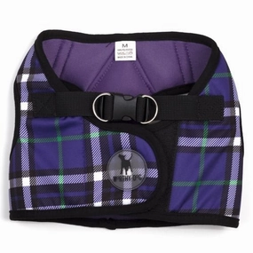 Sidekick Printed Plaid Harness in Purple
