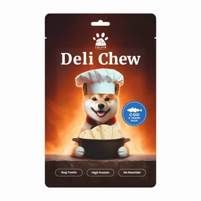 Singapaw Dog Deli Chew Cod & Veggie Slice 120g