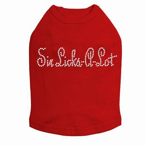 Sir Licks-A-Lot Rhinestone Dog Tank