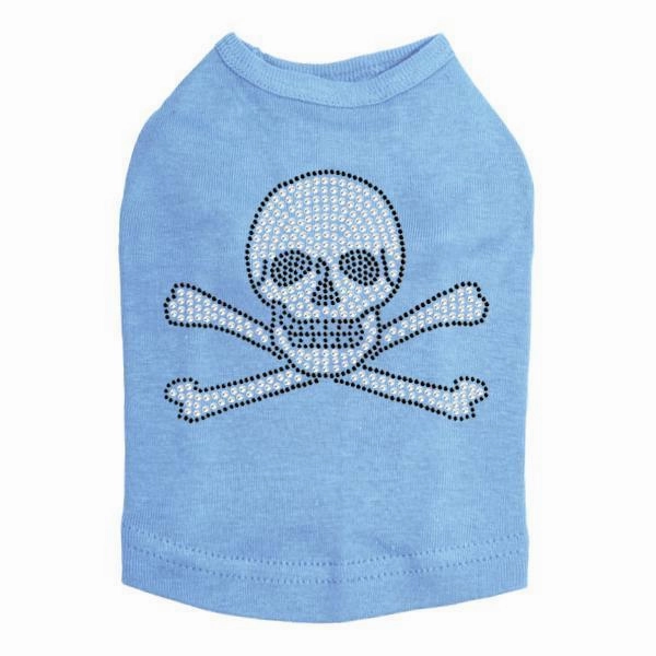 Skull Rhinestone Dog Tank