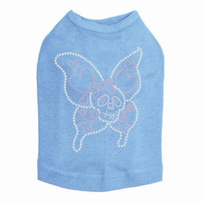 Skullerfly Rhinestone Dog Tank