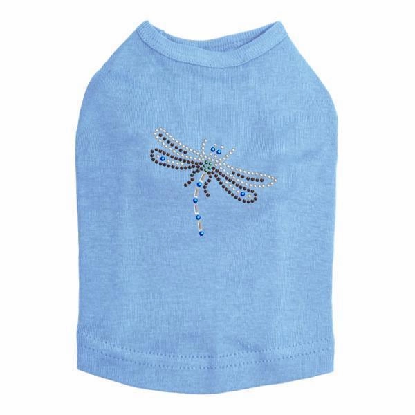 Small Dragonfly Rhinestone Dog Tank